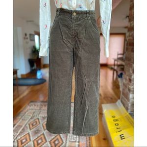 Covington Brown Corduroy Wide Leg Kids Pants